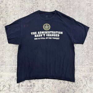 distressed Christian graphic tee shirt